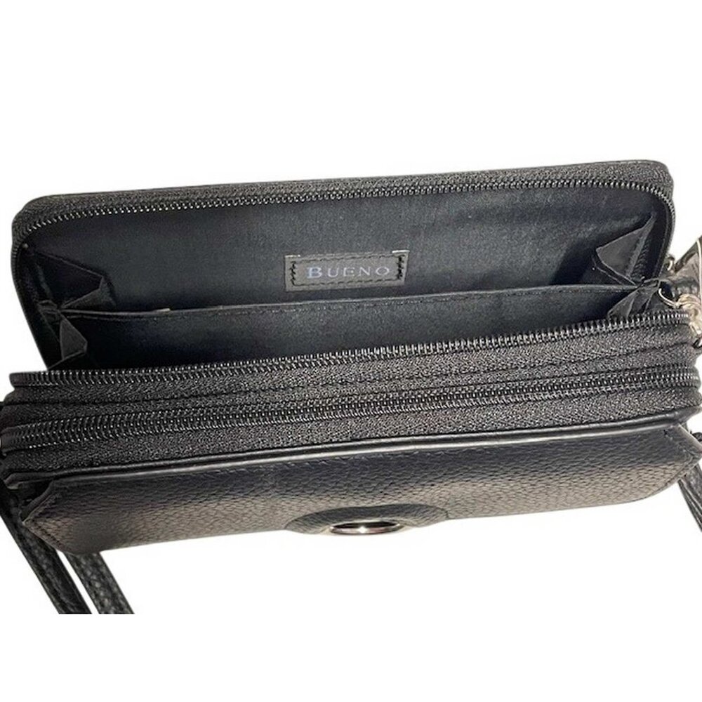 Bueno Solid Zip Around Organizer Wristlet Crossbody (10-AL) - Picture 9 of 10